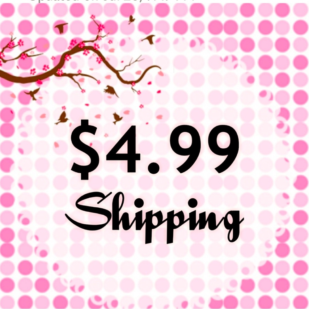FOR ALL $4.99 SHIPS!🥳 EXCEPT $5.00 items,bundle  one other item for $4.99rate👍